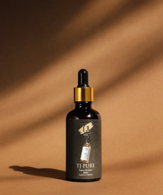 TJ Pure Hair Organic Serum – Smooth, Strengthen & Shine Naturally